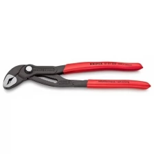 Клещи KNIPEX COBRA переставные с фиксатором, 50мм (2"), под ключ 46мм, L=250мм серые, 1-к ручки