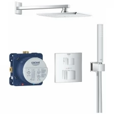 Душевой комплект 230 мм Grohe Grohtherm Cube 34741000