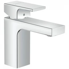 Смеситель для раковины Hansgrohe Vernis Shape 100, со сливным гарнитуром, хром 71561000